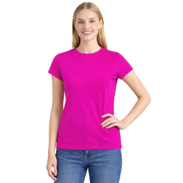 T-shirt damski fuksja 170g/m2 roz. L